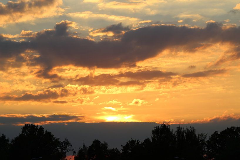 Zonsondergang  van Nienke van den Brink