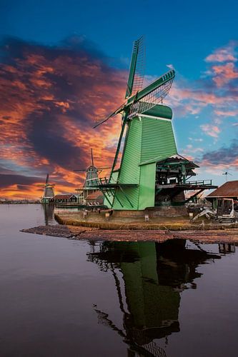 Molen van de Zaanse Schans, de Gekroonde Poelenburg