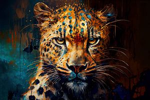 Porträt eines Leoparden