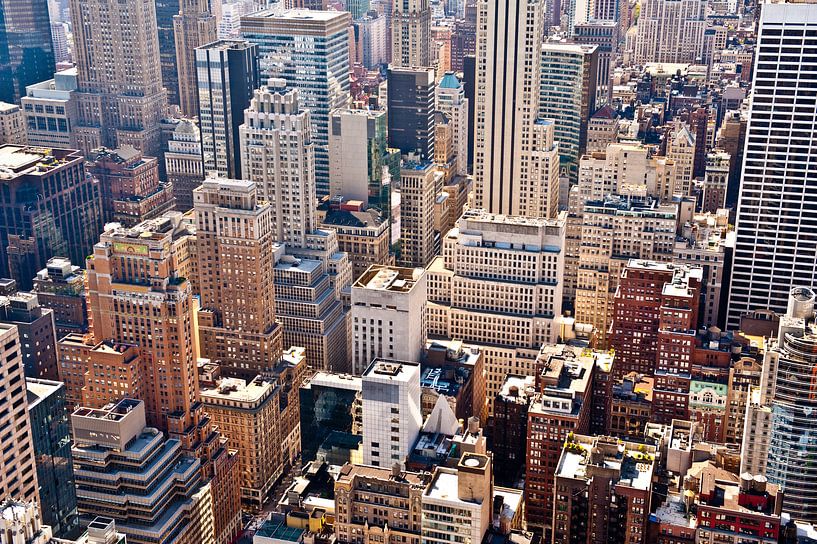 New York von oben von Sander van Leeuwen