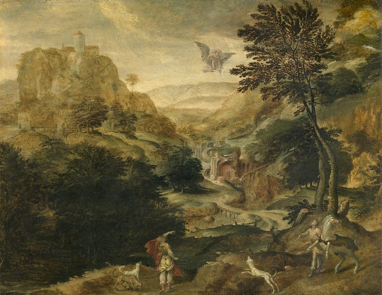 L'enlèvement de Ganymède, Paul Bril par Des maîtres magistraux