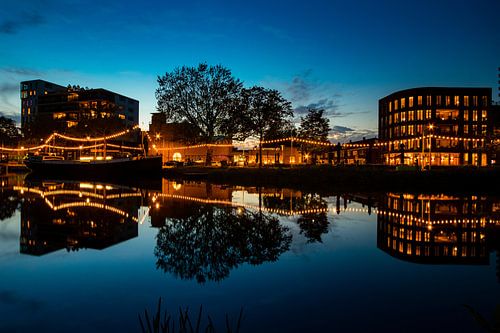 Zonsondergang Piushaven Tilburg