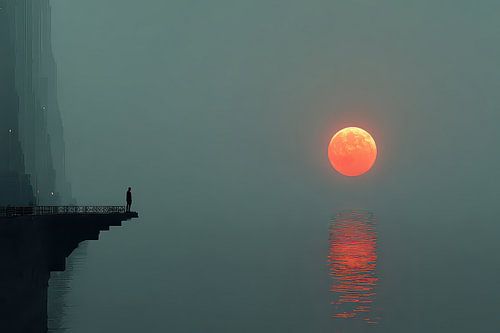 minimalisme mens in de natuur
