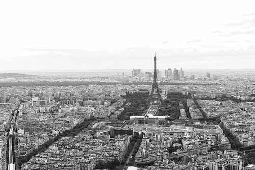 Eiffeltoren in zwart-wit, Parijs - Reisfotografie