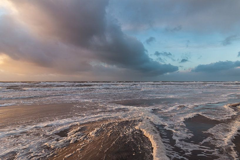 Coucher de soleil sur Ameland par Merope Sfeer
