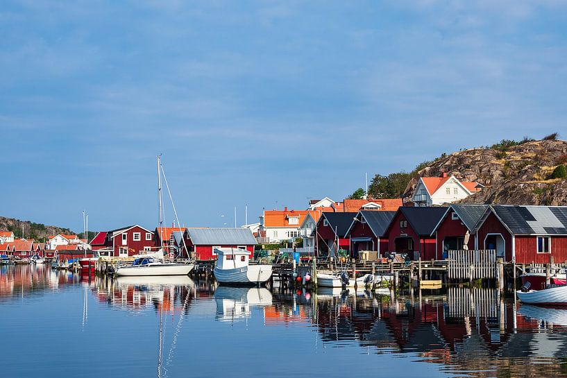 View of the village Hamburgsund in Sweden by Rico Ködder