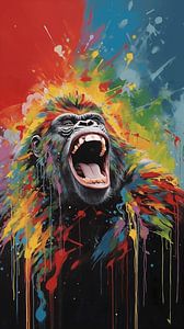 Funky Gorilla by Dreamweaver Designs