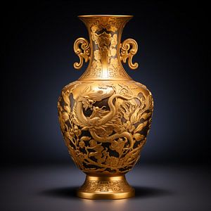 Golden vase (Chinese)