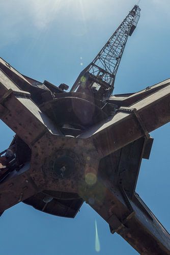 Hijskraan in Tsjernobyl