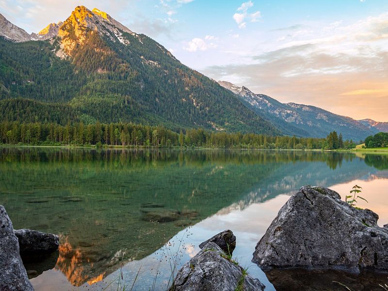 Landschap bij de Hintersee in de Berchtesgadener Alpen van Animaflora PicsStock