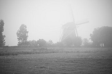 Natuur in de mist van Marco Bakker