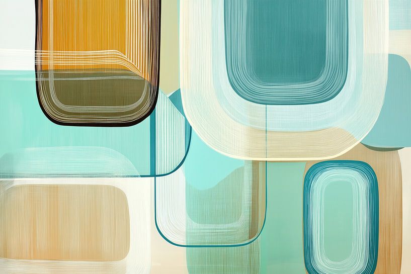 Moderne abstrait boho par Bert Nijholt