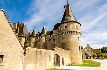 Gevel Chateau Fougères sur Bièvre Loire Frankrijk van Dieter Walther