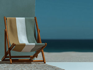 Ein Stuhl, ein Meer