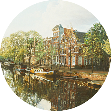 Schilderij: Brouwersgracht, Amsterdam