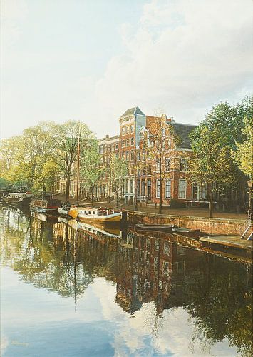Gemälde: Brouwersgracht, Amsterdam