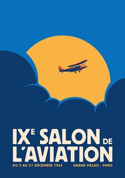 Salon de l'aviation (blau) von Rene Hamann