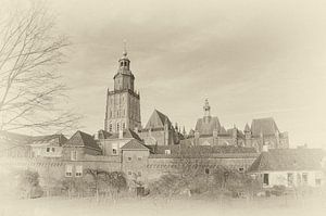 Stadsmuren en torens van Zutphen.