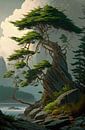 Guardian of the cliff slope by Vythryd Arts thumbnail