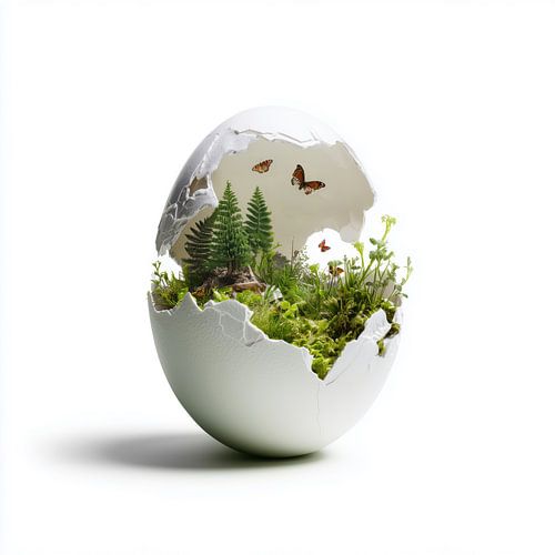 Die Natur in einem Ei