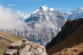 La Jungfrau dans les nuages sur John Faber