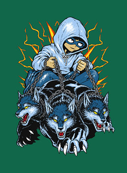 Der Wolfsreiter mit Kapuze – Dark Fantasy
