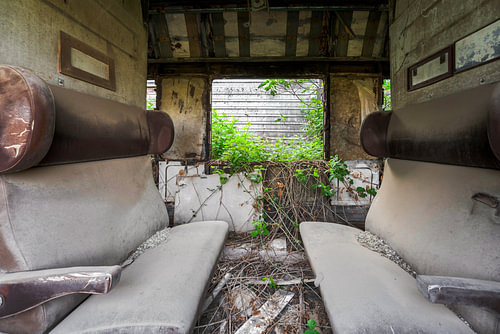 verlassener Waggon