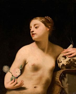 Allegorie op Vanitas en boetedoening, Guido Cagnacci