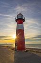 West Kapelle lighthouse with sunset by Ingrid Bergmann  Fotografie thumbnail