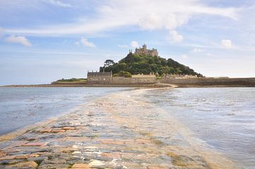 St Michael's Mount – on the way to the castle in Cornwall by Rolf Schnepp