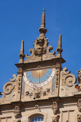Sundial at the Löbbecke Bank by Torsten Krüger