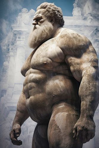 Zeus beeldhouwwerk