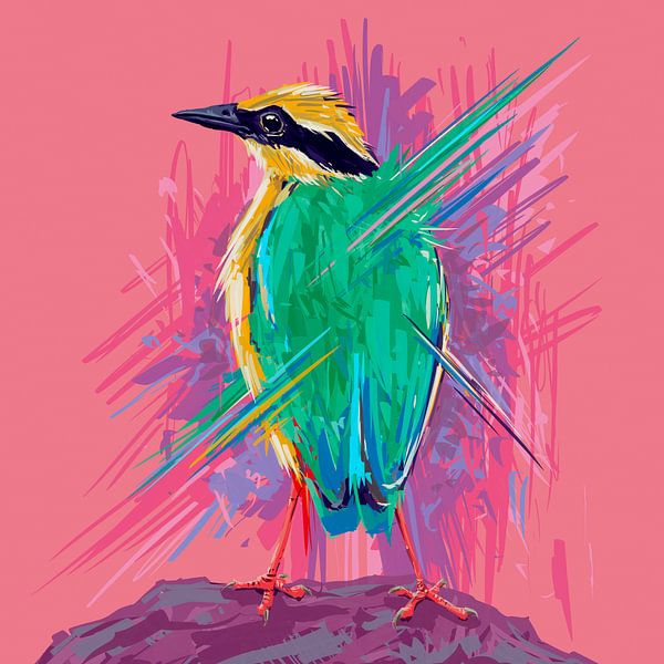 Vogel-Serie Indischer Pitta von Rohan Dahotre