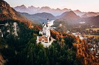 Schloss Neuschwanstein Allgau Bayern Deutschland von Marion Stoffels Miniaturansicht