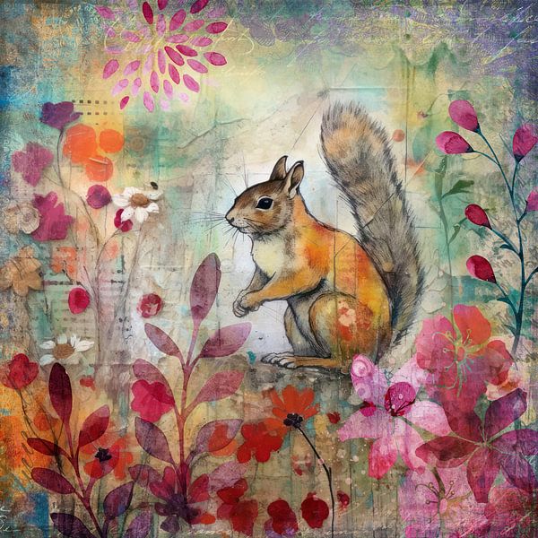 Squirrel Late Summer Wildlife by Andrea Haase