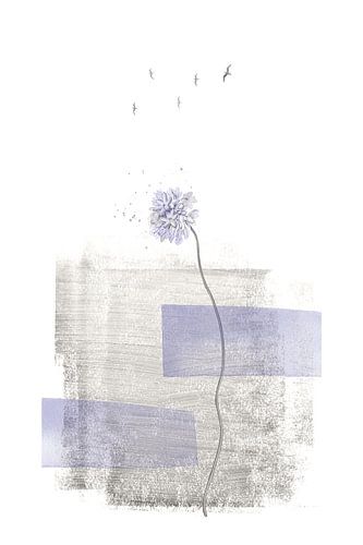 Minimalistische bloem - Japanse stijl