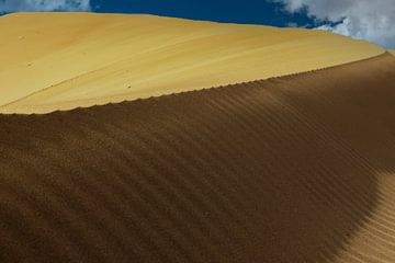 Zandduinen, Maspalomas, Gran Canaria. fotobehang van Gert Hilbink