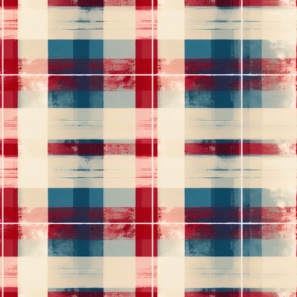 Vintage Plaid # LVIII by Whale & Sons