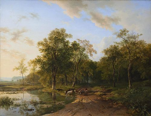 Zomerlandschap, Barend Cornelis Koekkoek