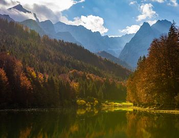 Herfst op het Zugspitze massief