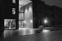 Verzorgingstehuis in zwart/wit