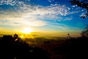 frühmorgens im Osnabrücker Land