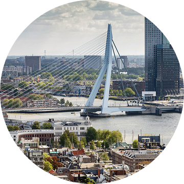 De Erasmusbrug Rotterdam van Menno Schaefer