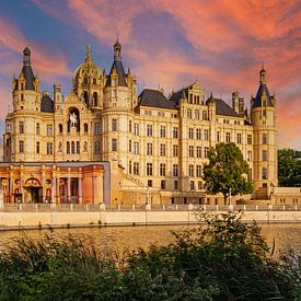 Le château de Schwerin sur Heiko Lehmann