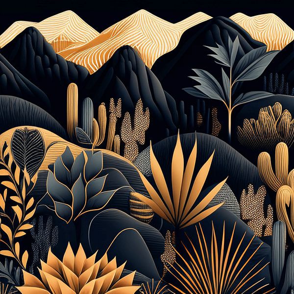 Gouden woestijn van Vythryd Arts
