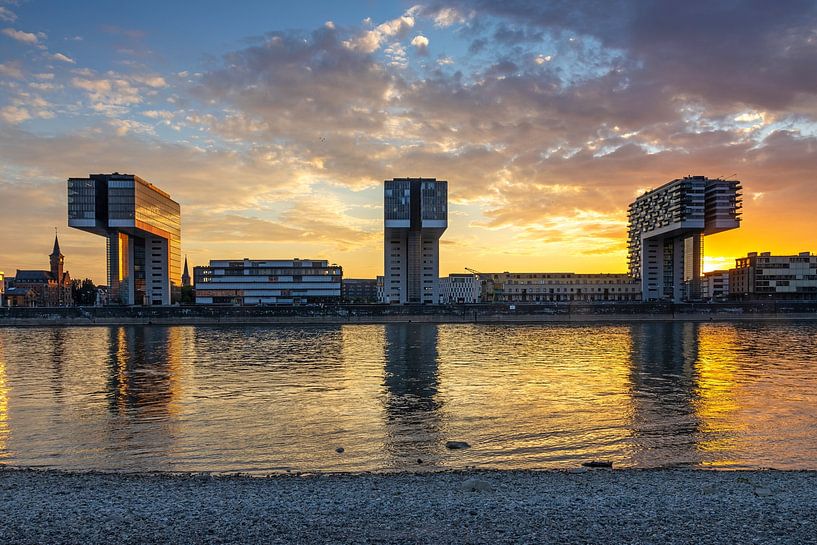 Köln Skyline von Frank Herrmann