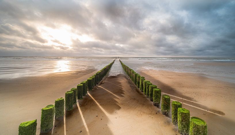 Domburg @ sea - 1 by Lex Scholten