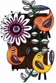 Vogeltjes Retro van Patricia's Creations