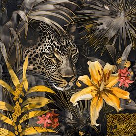 Leopard Dadaism Artwork by Preet Lambon