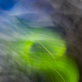 Abstract with a green twist by Greetje van Son